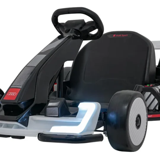 Audi Gokart S Funkcijom Driftanja, Bijela Boja Auto Na Akumulator 1