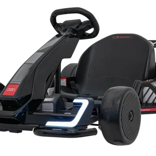 Audi Gokart Vozilo S Funkcijom Driftanja, Crno Auto Na Akumulator 1