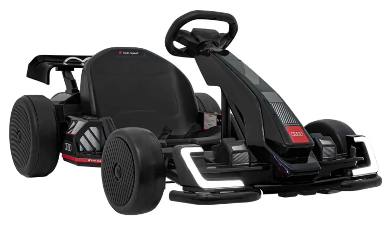 Audi Gokart Vozilo S Funkcijom Driftanja, Crno Auto Na Akumulator 4