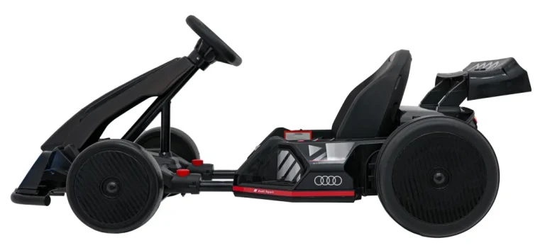 Audi Gokart Vozilo S Funkcijom Driftanja, Crno Auto Na Akumulator 6