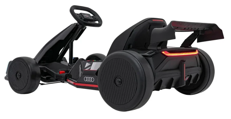 Audi Gokart Vozilo S Funkcijom Driftanja, Crno Auto Na Akumulator 7