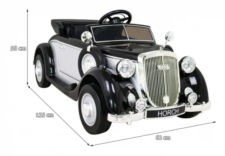 Audi Horch 930v Srebrni Retro Automobil 2