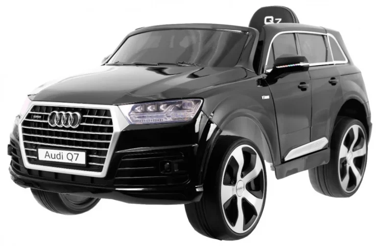 Audi Q7 Lift Akumulator Za Djecu Crna Boja + Daljinski Upravljač + Sporo Pokretanje + Eva + Mp3 Led 1