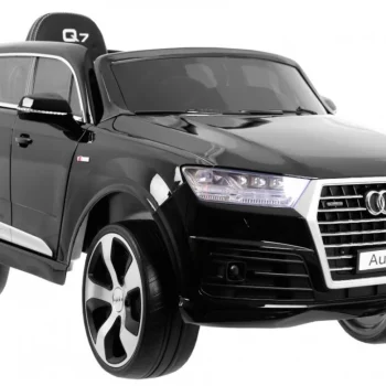 Audi Q7 Lift Akumulator Za Djecu Crna Boja + Daljinski Upravljač + Sporo Pokretanje + Eva + Mp3 Led 4