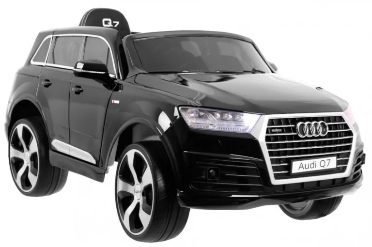 Audi Q7 Lift Akumulator Za Djecu Crna Boja + Daljinski Upravljač + Sporo Pokretanje + Eva + Mp3 Led 4