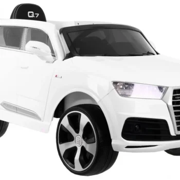 Audi Q7 Lift Baterija Za Djecu Bijela + Daljinski Upravljač + Spori Start + Eva + Eko Koža + Mp3 Led 2