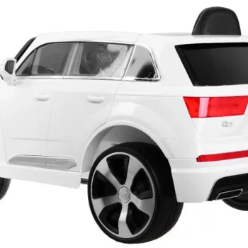 Audi Q7 Lift Baterija Za Djecu Bijela + Daljinski Upravljač + Spori Start + Eva + Eko Koža + Mp3 Led 3