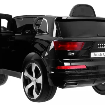 Audi Q7 Lift Baterija Za Djecu Crna + Daljinski Upravljač + Spori Start + Eva + Eko Koža + Mp3 Led 2
