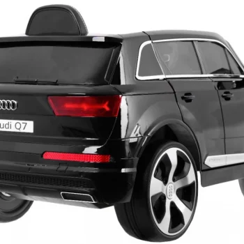 Audi Q7 Lift Baterija Za Djecu Crna + Daljinski Upravljač + Spori Start + Eva + Eko Koža + Mp3 Led 3