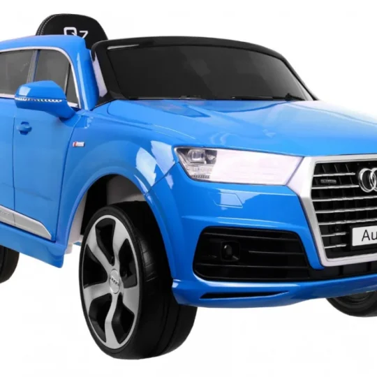 Audi Q7 Lift Baterija Za Djecu Plava Boja + Daljinski Upravljač + Spori Start + Eva + Mp3 Led 1