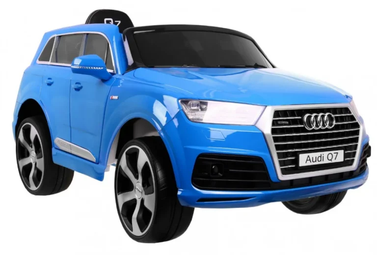 Audi Q7 Lift Baterija Za Djecu Plava Boja + Daljinski Upravljač + Spori Start + Eva + Mp3 Led 1