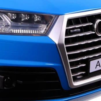 Audi Q7 Lift Baterija Za Djecu Plava Boja + Daljinski Upravljač + Spori Start + Eva + Mp3 Led 3