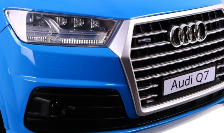 Audi Q7 Lift Baterija Za Djecu Plava Boja + Daljinski Upravljač + Spori Start + Eva + Mp3 Led 3