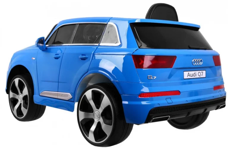 Audi Q7 Lift Baterija Za Djecu Plava Boja + Daljinski Upravljač + Spori Start + Eva + Mp3 Led 5