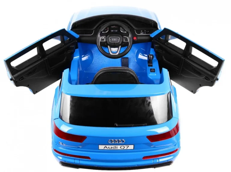 Audi Q7 Lift Baterija Za Djecu Plava Boja + Daljinski Upravljač + Spori Start + Eva + Mp3 Led 6