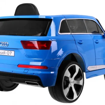 Audi Q7 Lift Baterija Za Djecu Plava Boja + Daljinski Upravljač + Spori Start + Eva + Mp3 Led 7