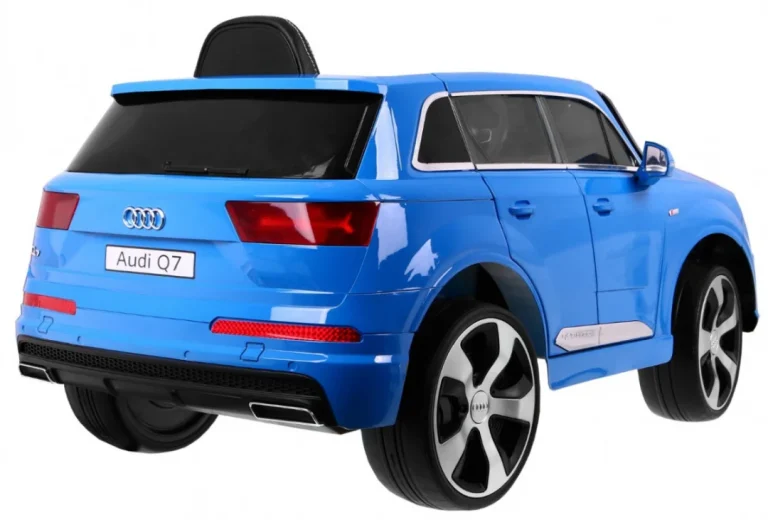 Audi Q7 Lift Baterija Za Djecu Plava Boja + Daljinski Upravljač + Spori Start + Eva + Mp3 Led 7