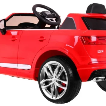 Audi Q7 Quattro S Line Baterija Crvena + Daljinski Upravljač + Sporo Pokretanje + Eva + Radio Mp3 2