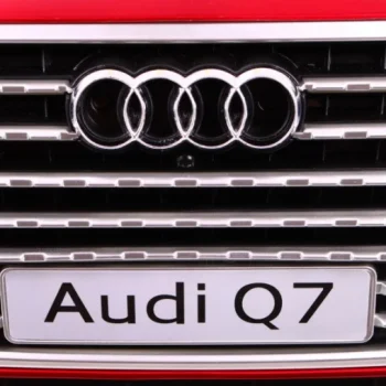 Audi Q7 Quattro S Line Baterija Crvena + Daljinski Upravljač + Sporo Pokretanje + Eva + Radio Mp3 6