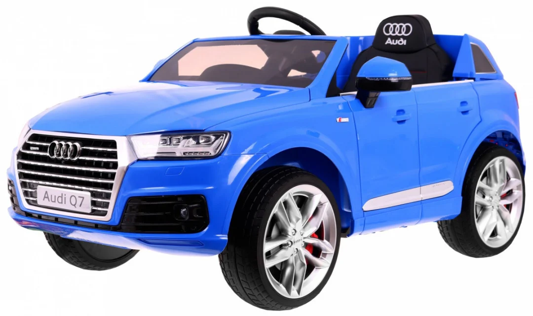 Audi Q7 Quattro S Line Baterija Plava + Daljinski Upravljač + Radio Mp3 Led 1