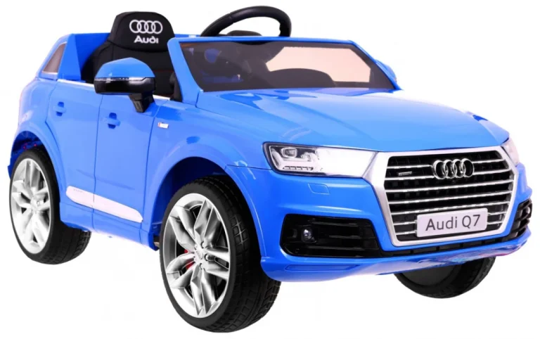 Audi Q7 Quattro S Line Baterija Plava + Daljinski Upravljač + Radio Mp3 Led 3
