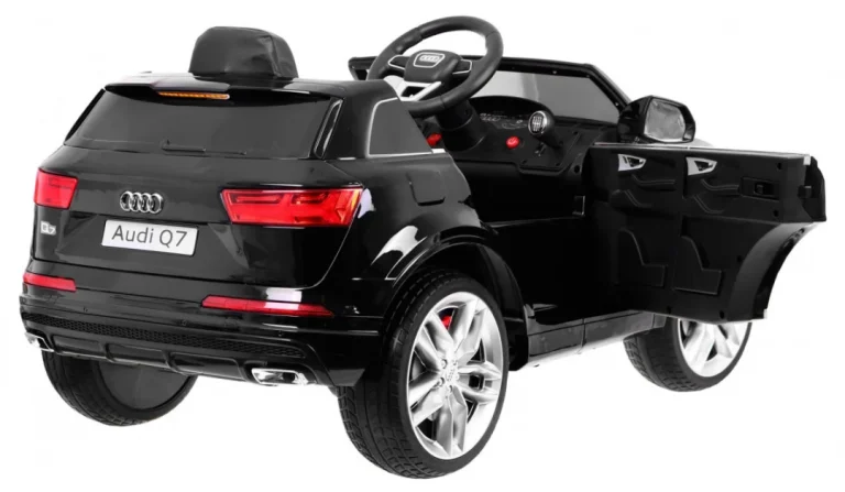 Audi Q7 Quattro S Line Crna Baterija + Daljinski Upravljač + Spori Start + Eva + Radio Mp3 Led 2