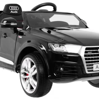 Audi Q7 Quattro S Line Crna Baterija + Daljinski Upravljač + Spori Start + Eva + Radio Mp3 Led 3