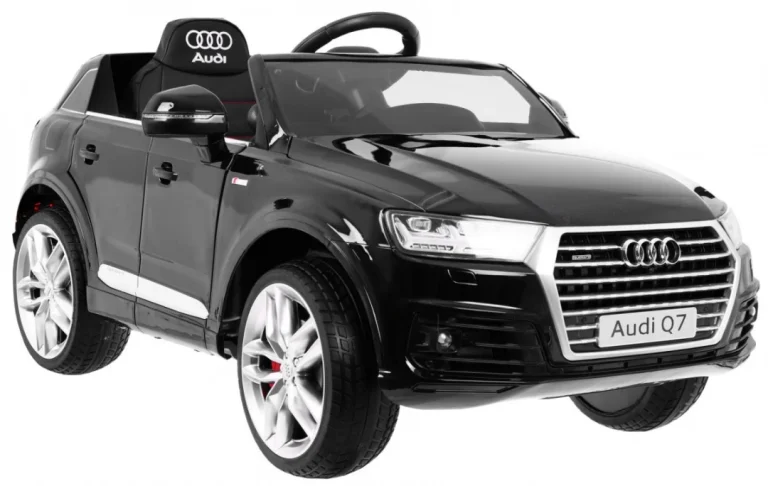 Audi Q7 Quattro S Line Crna Baterija + Daljinski Upravljač + Spori Start + Eva + Radio Mp3 Led 3