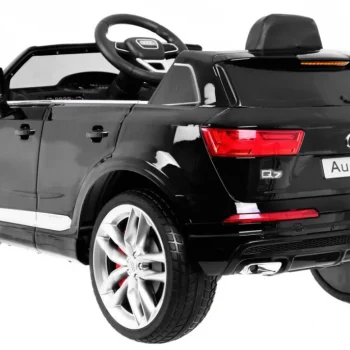 Audi Q7 Quattro S Line Crna Baterija + Daljinski Upravljač + Spori Start + Eva + Radio Mp3 Led 4