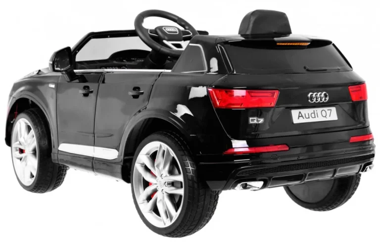 Audi Q7 Quattro S Line Crna Baterija + Daljinski Upravljač + Spori Start + Eva + Radio Mp3 Led 4