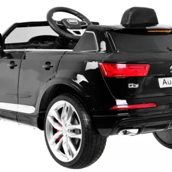 Audi Q7 Quattro S Line Na Baterije, Crna Boja + Daljinski Upravljač + Meki Start + Eva + Mp3 Radio 4