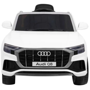 Audi Q8 Lift Baterija Za Djecu Bijela + Daljinski Upravljač + Eva + Spori Start + Mp3 Usb + Led 3