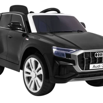 Audi Q8 Lift Baterija Za Djecu Crna + Daljinski Upravljač + Eva + Spori Start + Mp3 Usb + Led 10