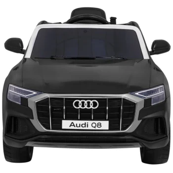 Audi Q8 Lift Baterija Za Djecu Crna + Daljinski Upravljač + Eva + Spori Start + Mp3 Usb + Led 3