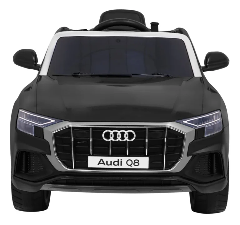 Audi Q8 Lift Baterija Za Djecu Crna + Daljinski Upravljač + Eva + Spori Start + Mp3 Usb + Led 3