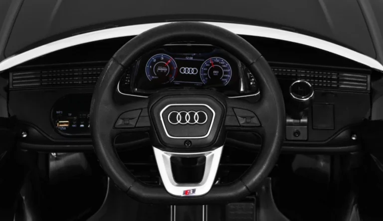 Audi Q8 Lift Baterija Za Djecu Crna + Daljinski Upravljač + Eva + Spori Start + Mp3 Usb + Led 7