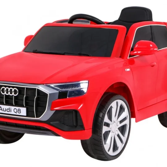 Audi Q8 Lift Na Baterije Za Djecu Crveni Suv + Daljinski Upravljač, Crvena 1