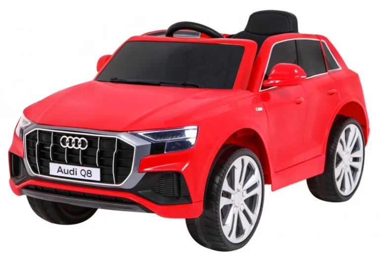 Audi Q8 Lift Na Baterije Za Djecu Crveni Suv + Daljinski Upravljač, Crvena 1