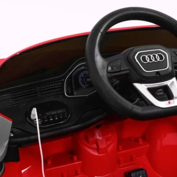 Audi Q8 Lift Na Baterije Za Djecu Crveni Suv + Daljinski Upravljač, Crvena 10