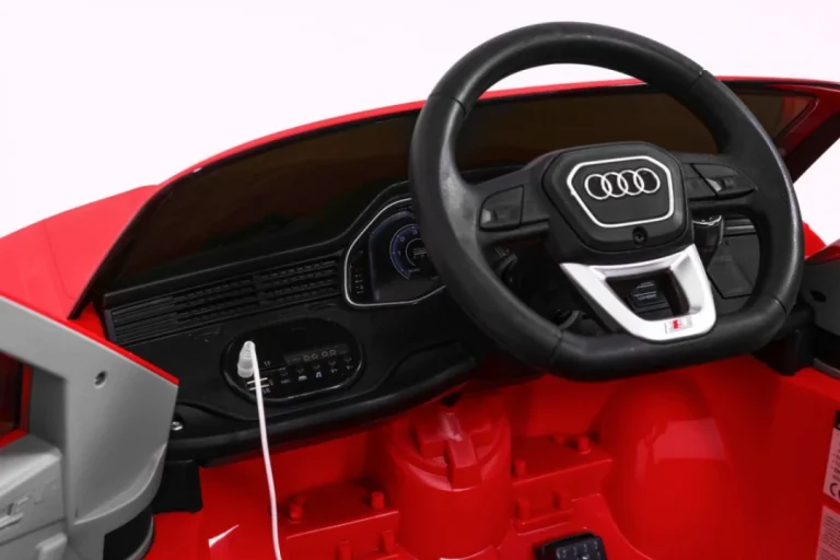 Audi Q8 Lift Na Baterije Za Djecu Crveni Suv + Daljinski Upravljač, Crvena 10