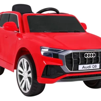 Audi Q8 Lift Na Baterije Za Djecu Crveni Suv + Daljinski Upravljač, Crvena 11
