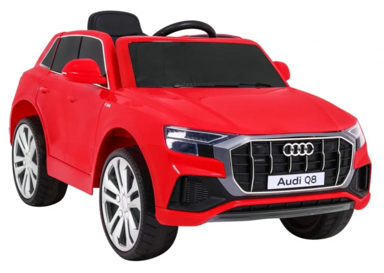 Audi Q8 Lift Na Baterije Za Djecu Crveni Suv + Daljinski Upravljač, Crvena 11