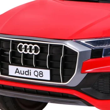 Audi Q8 Lift Na Baterije Za Djecu Crveni Suv + Daljinski Upravljač, Crvena 13