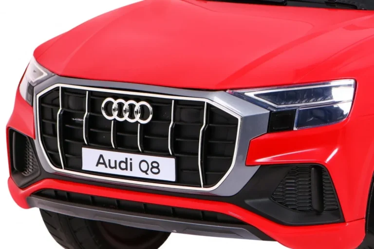 Audi Q8 Lift Na Baterije Za Djecu Crveni Suv + Daljinski Upravljač, Crvena 13