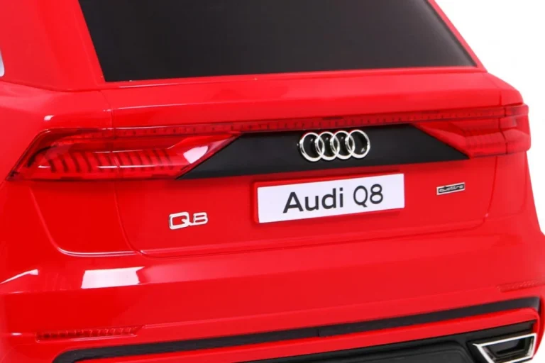 Audi Q8 Lift Na Baterije Za Djecu Crveni Suv + Daljinski Upravljač, Crvena 14