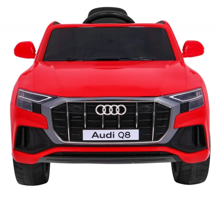 Audi Q8 Lift Na Baterije Za Djecu Crveni Suv + Daljinski Upravljač, Crvena 3