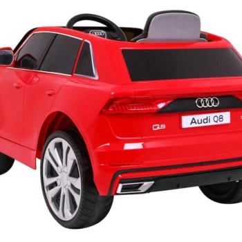 Audi Q8 Lift Na Baterije Za Djecu Crveni Suv + Daljinski Upravljač, Crvena 5