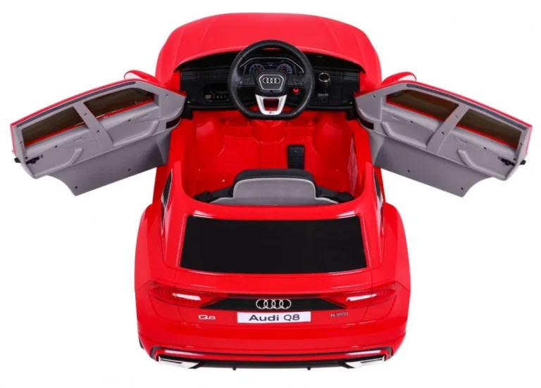 Audi Q8 Lift Na Baterije Za Djecu Crveni Suv + Daljinski Upravljač, Crvena 7