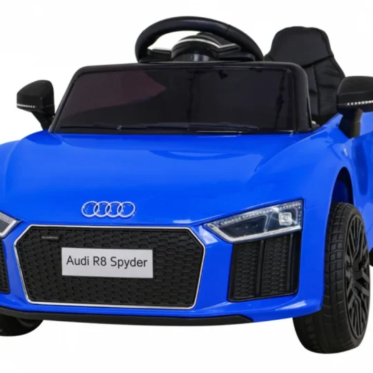 Audi R8 Dječja Autosjedalica Na Baterije Plava + Daljinski Upravljač + Eva + Spori Start + Mp3 Led 1