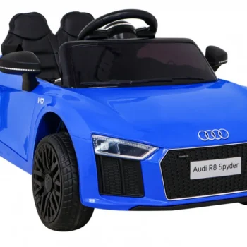 Audi R8 Dječja Autosjedalica Na Baterije Plava + Daljinski Upravljač + Eva + Spori Start + Mp3 Led 10